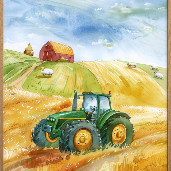 Høstens blide hvisken - Oak Frame, No Border