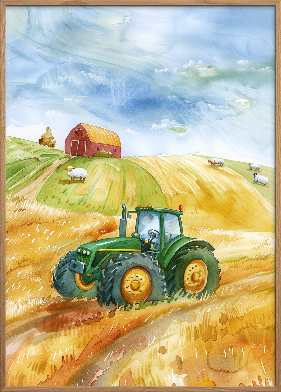 Høstens blide hvisken - Oak Frame, No Border