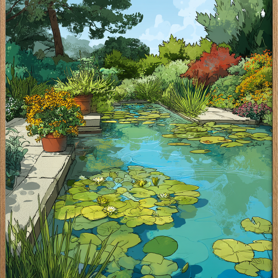 Vandets stille sang - Oak Frame, No Border