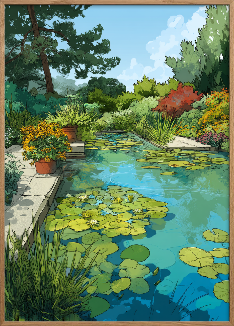 Vandets stille sang - Oak Frame, No Border