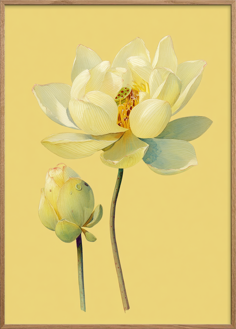 Honningens stille hvisken - Oak Frame, No Border