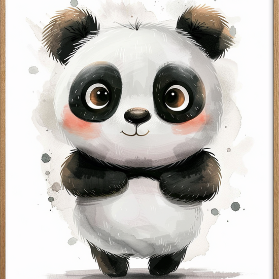 Blød hvisken fra små poter - Oak Frame, No Border