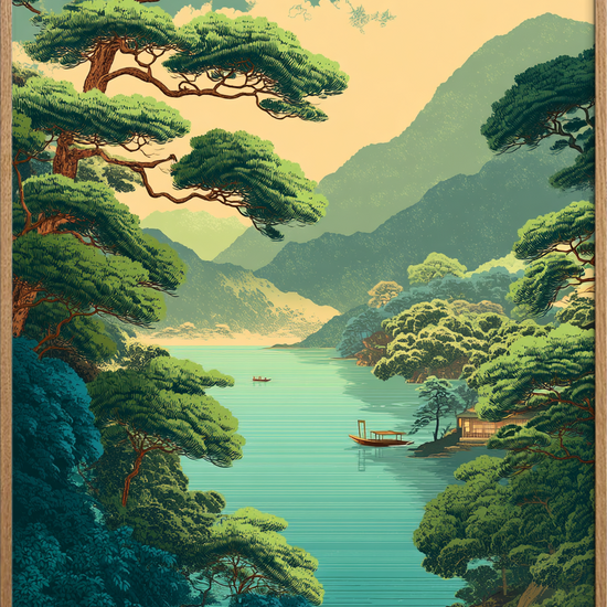 Smagen af morgenlys - Oak Frame, No Border