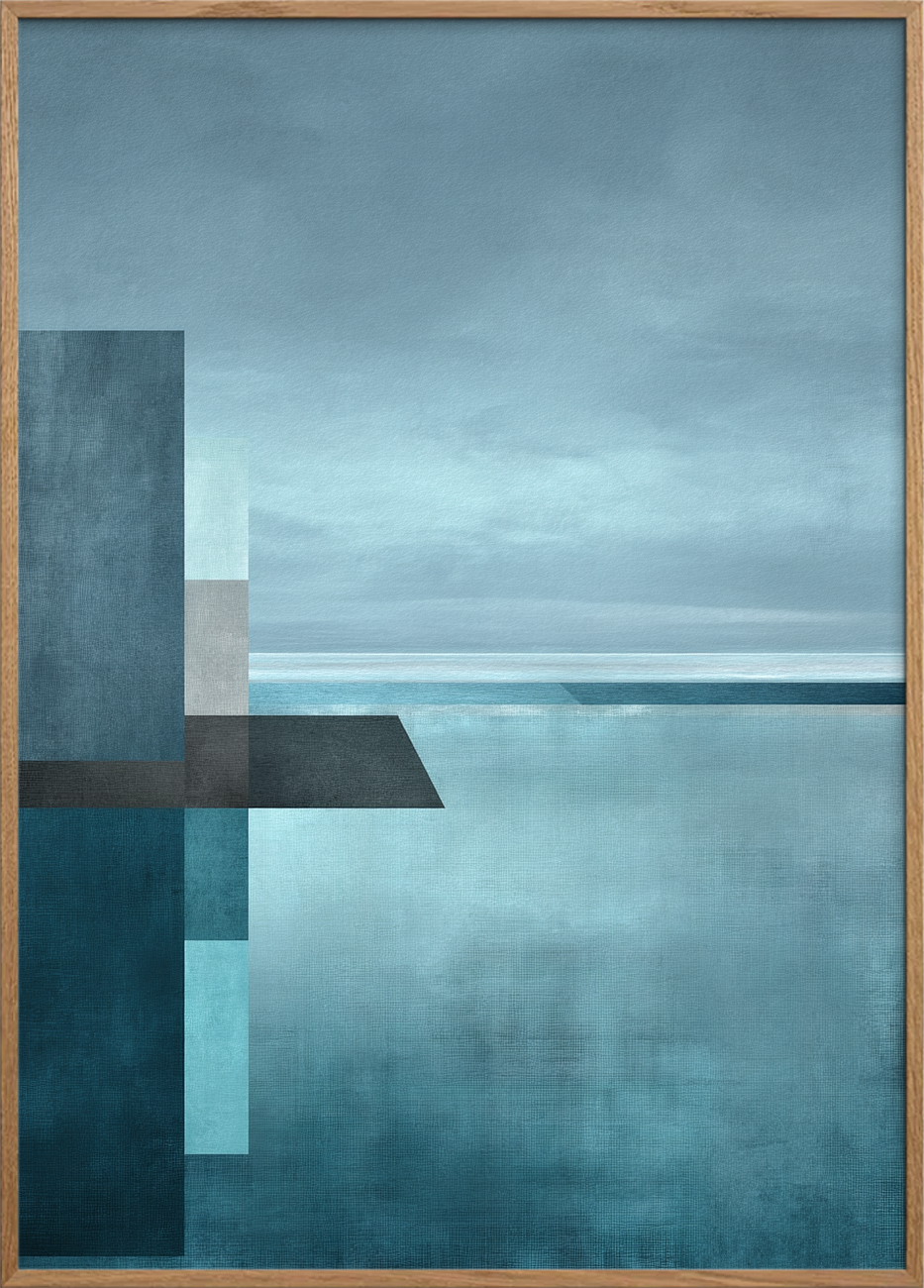 Salt på tungen ved horisonten - Oak Frame, No Border