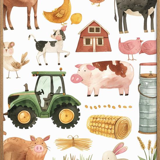 Duften af halm og regn - Oak Frame, No Border