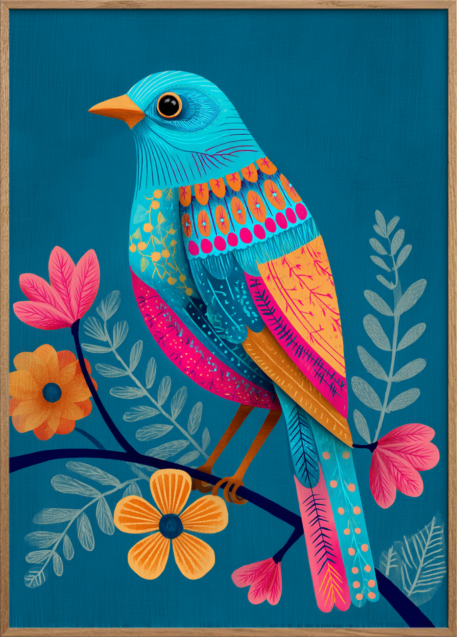 Smagen af himlen - Oak Frame, No Border