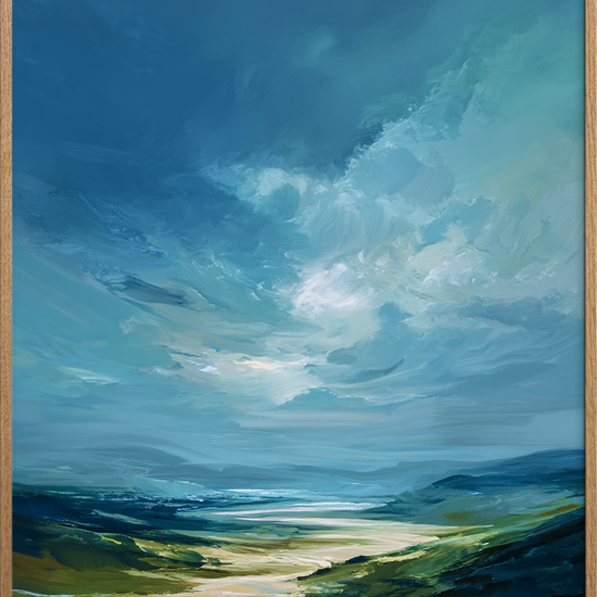 En hånd af kølig luft - Oak Frame, No Border