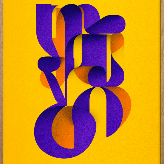 Klang af silkebånd - Oak Frame, No Border