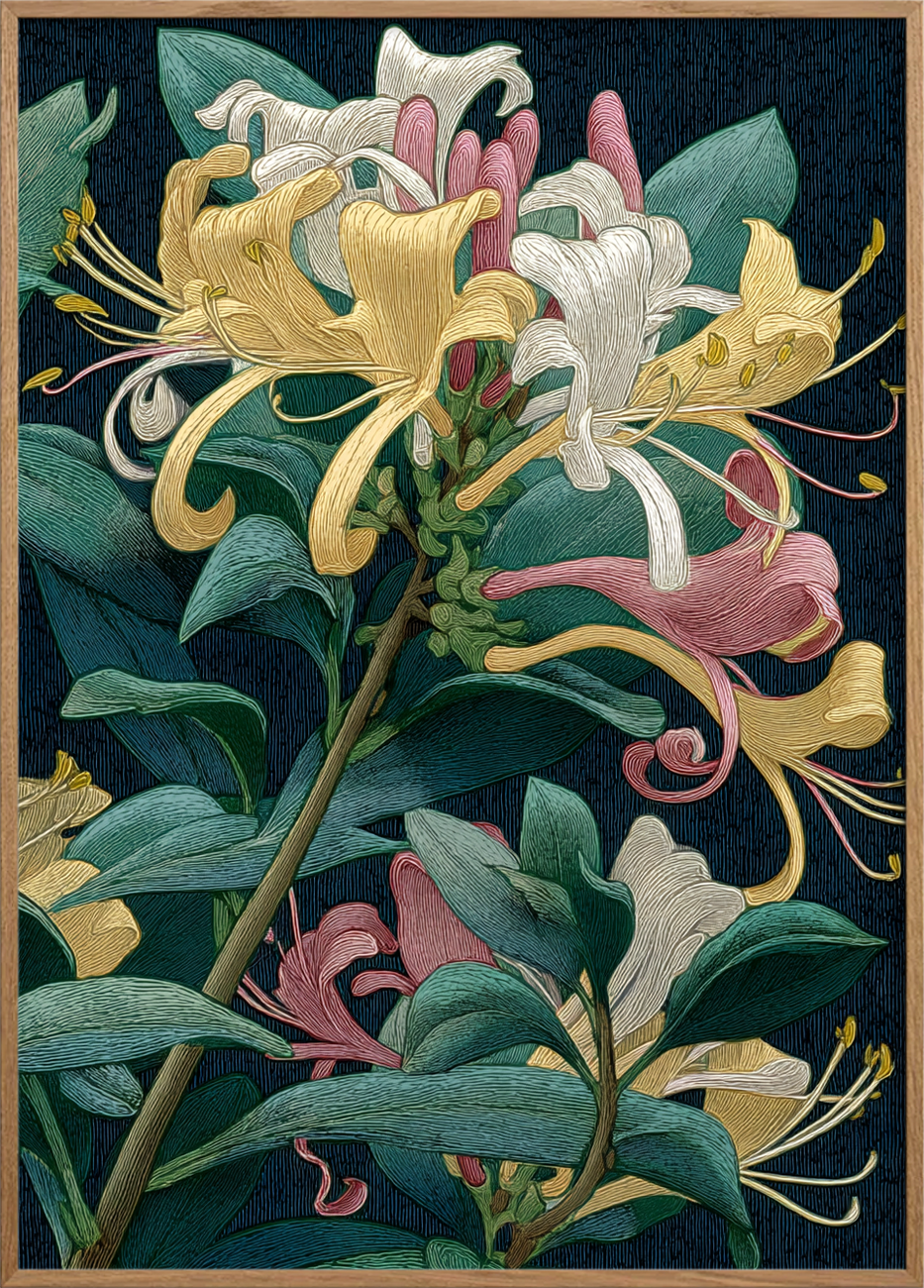 Honningduftens bløde hvisken - Oak Frame, No Border