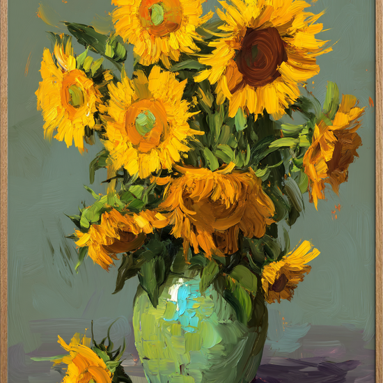 Sommerens stille summen - Oak Frame, No Border