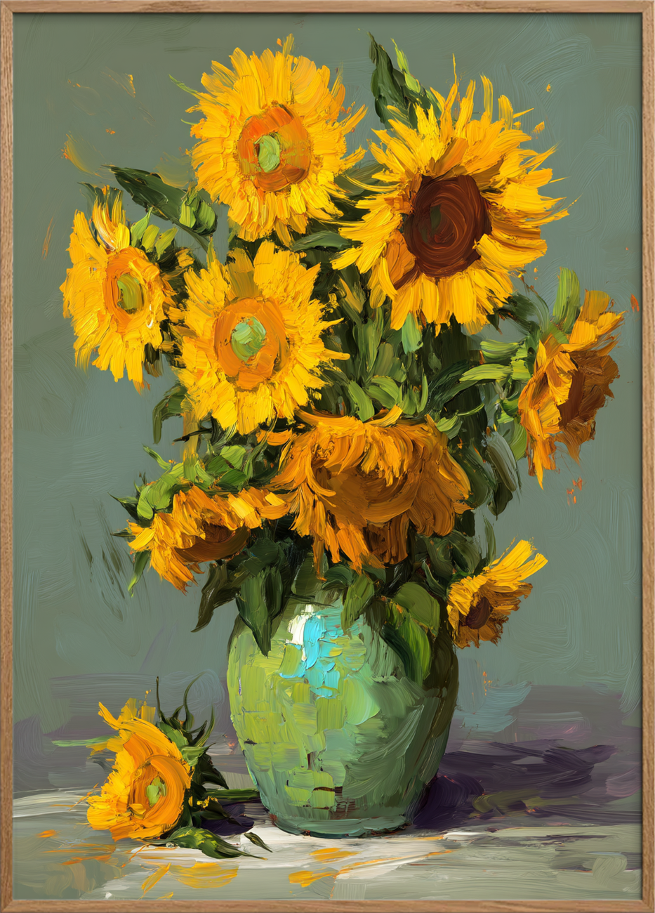 Sommerens stille summen - Oak Frame, No Border