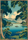 Stillevandets hvisken - Oak Frame, No Border
