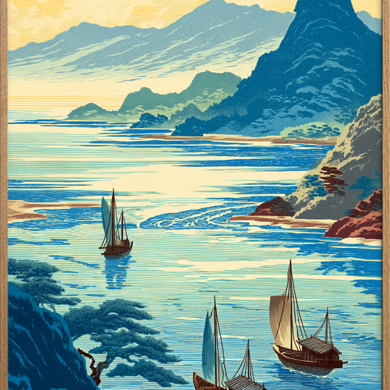 Saltvandets kølige hvisken - Oak Frame, No Border