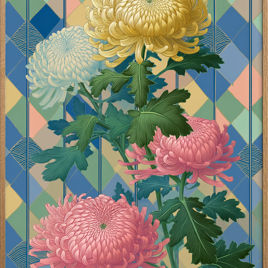 Silkeblød farveklang - Oak Frame, No Border