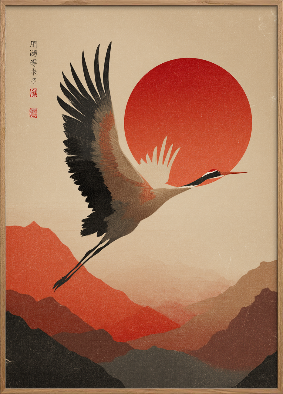 Klang af sol og vinger - Oak Frame, No Border