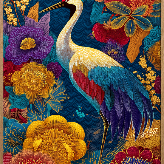 Tranens gyldne hvisken - Oak Frame, No Border