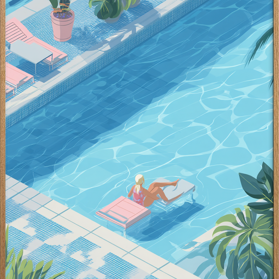 Vandets bløde kys - Oak Frame, No Border