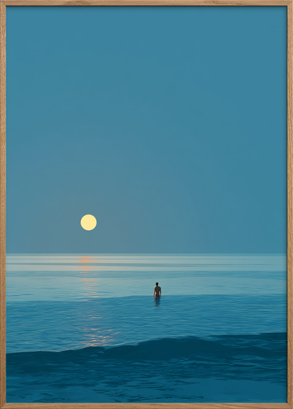 Saltens stille sang - Oak Frame, No Border