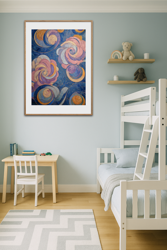 Himlens sagte farvesus - Room Environment (Tall Format)