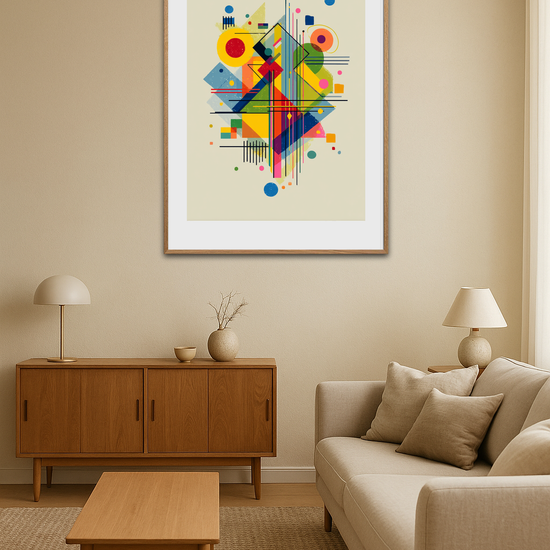 Rytmens farverige symfoni - Room Environment (Tall Format)