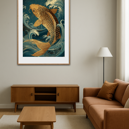 Guldets hvisken under bølgerne - Room Environment (Tall Format)