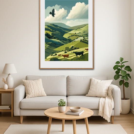 Skyernes hvisken over dalen - Room Environment (Tall Format)