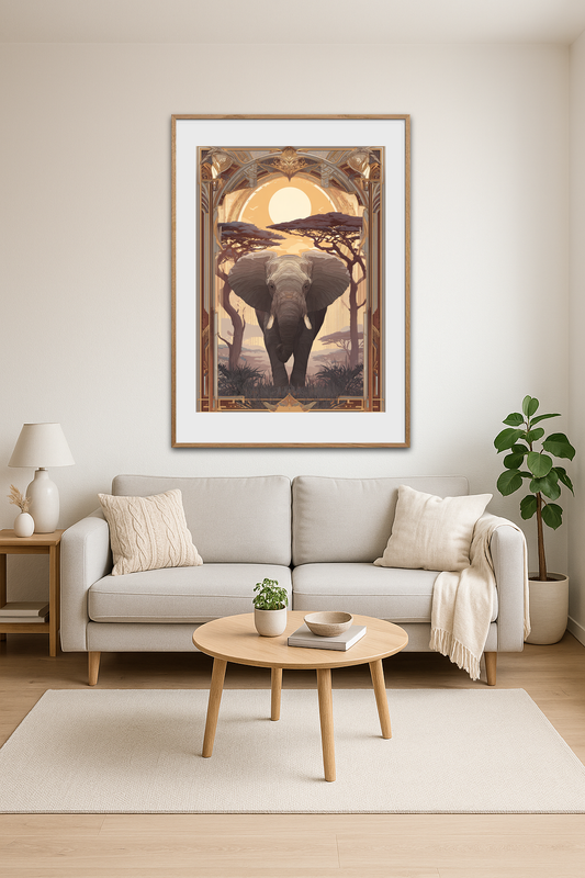 Tunge skridt under solen - Room Environment (Tall Format)