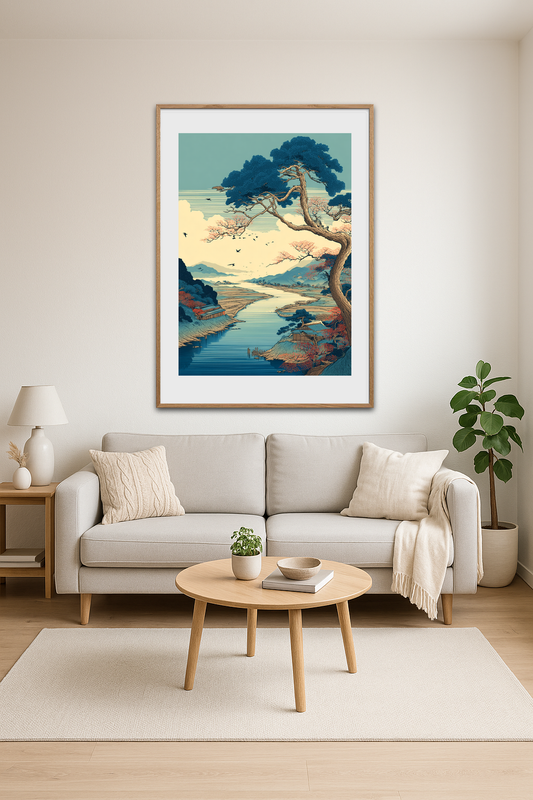 Vindens sang over floden - Room Environment (Tall Format)