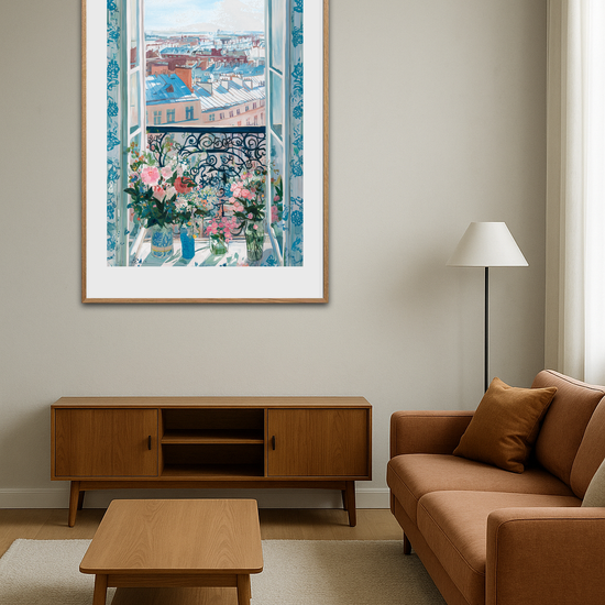 Duften af morgenen i byen - Room Environment (Tall Format)
