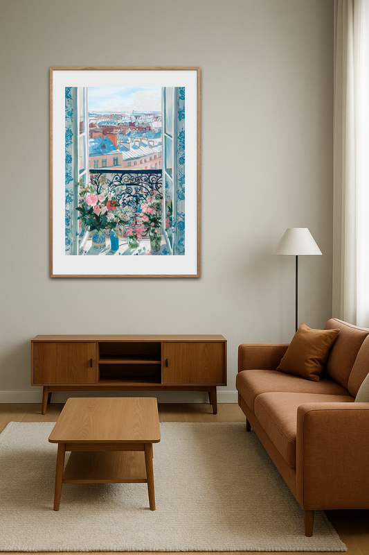 Duften af morgenen i byen - Room Environment (Tall Format)
