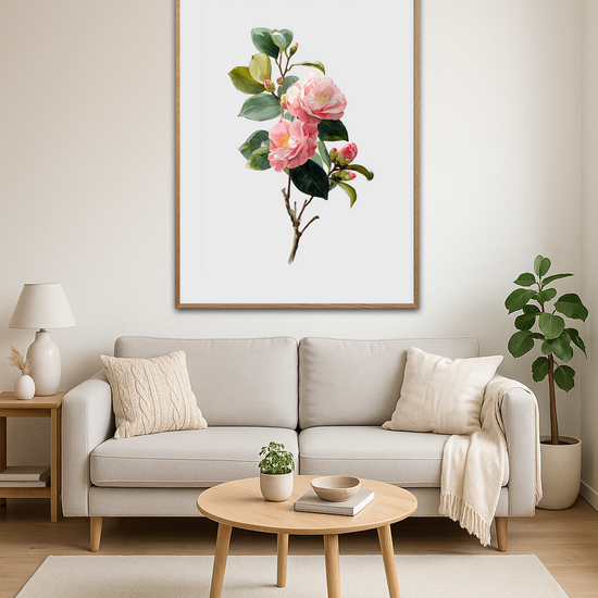 Silkesus i morgenlys - Room Environment (Tall Format)