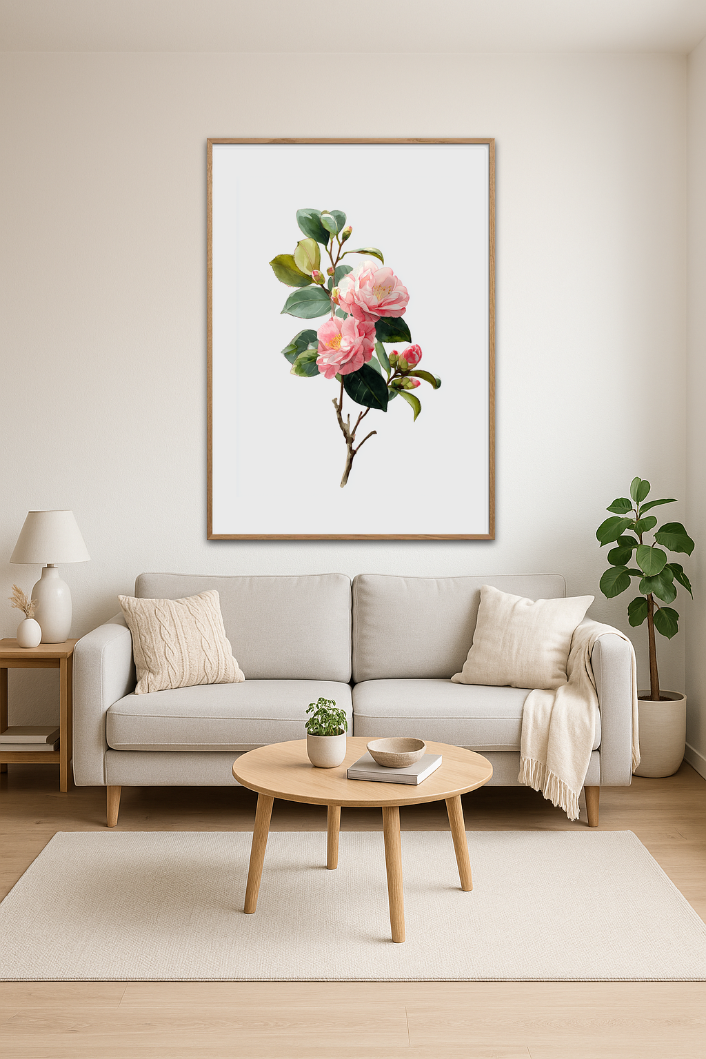 Silkesus i morgenlys - Room Environment (Tall Format)