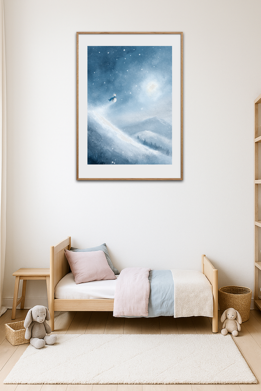 Vinden smager af frost - Room Environment (Tall Format)