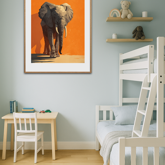 Tunge trin som trommer - Room Environment (Tall Format)