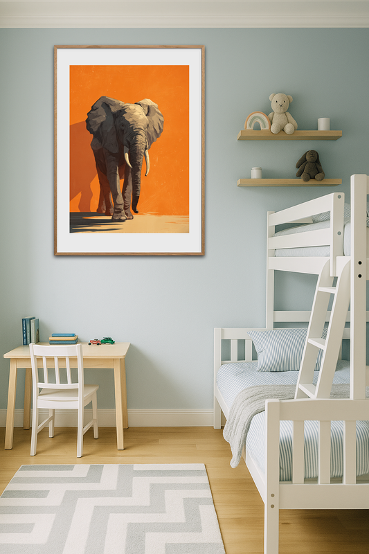 Tunge trin som trommer - Room Environment (Tall Format)
