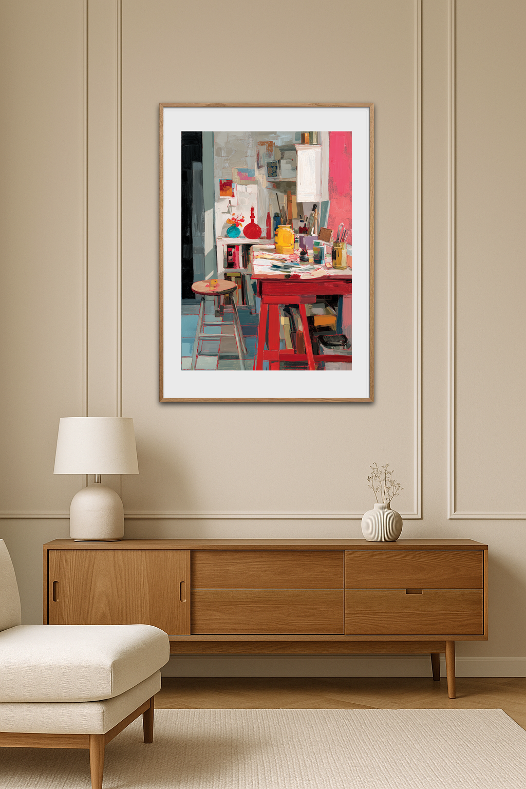 Rummet smager af pigment - Room Environment (Tall Format)