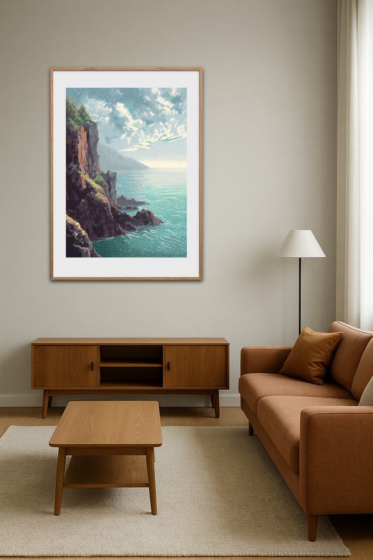 Havets hvisken mod klippen - Room Environment (Tall Format)