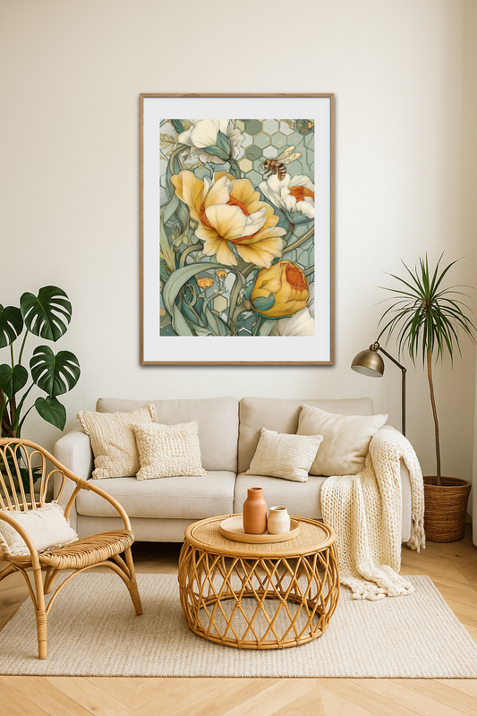 Summen af gyldent silke - Room Environment (Tall Format)
