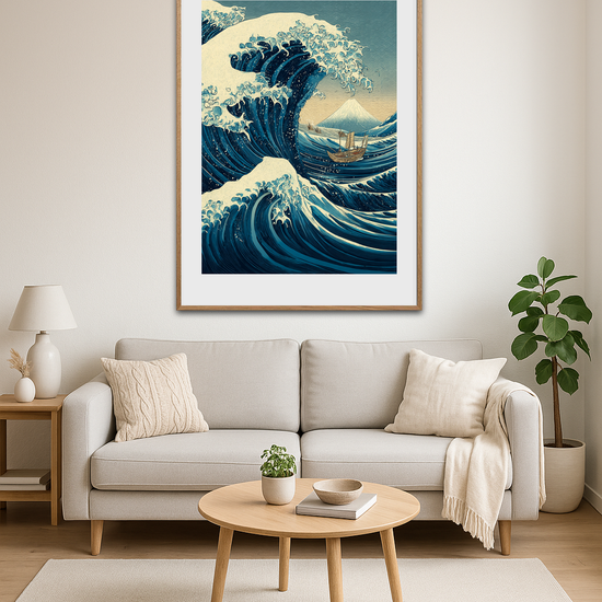 Bølgens brøl i mørket - Room Environment (Tall Format)