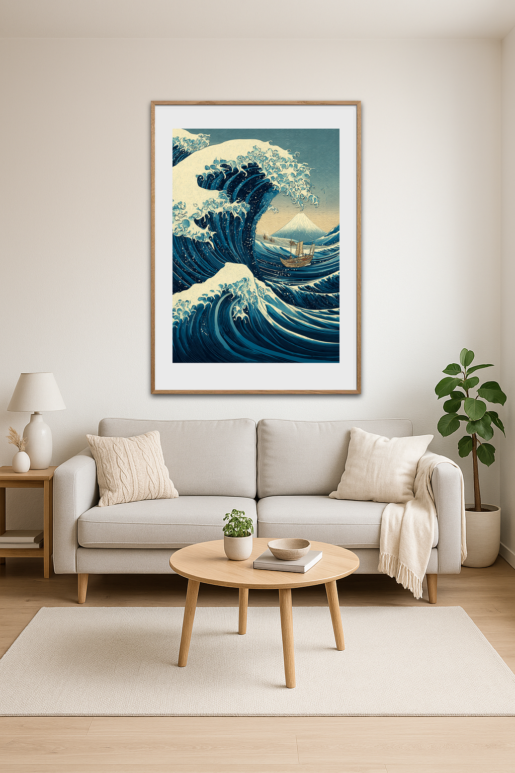 Bølgens brøl i mørket - Room Environment (Tall Format)