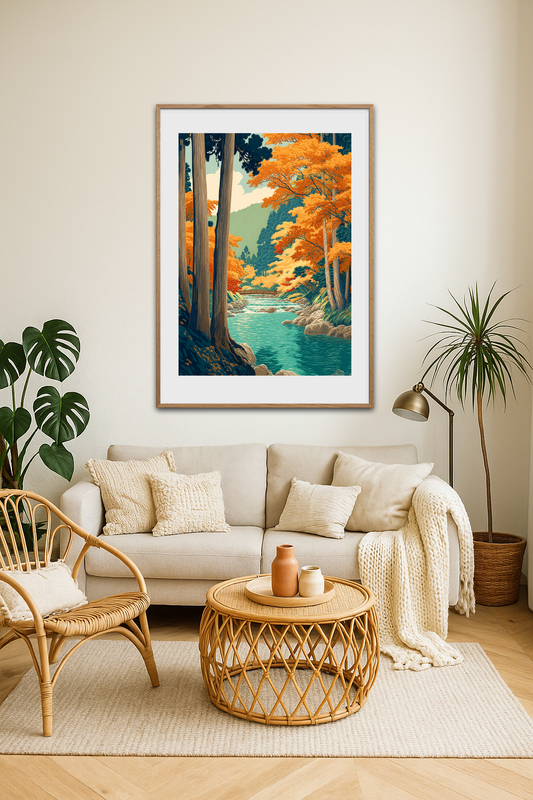 Bækens rytmiske klang - Room Environment (Tall Format)