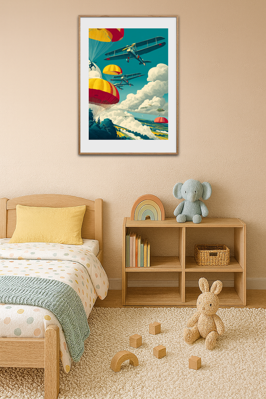 Luftens trommeslag i frit fald - Room Environment (Tall Format)