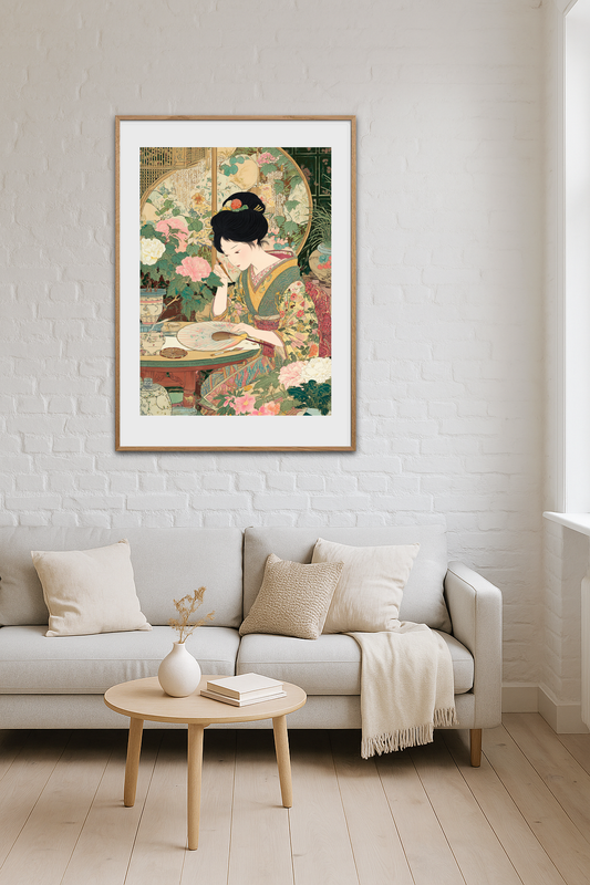 Silkens hvisken i skygger - Room Environment (Tall Format)