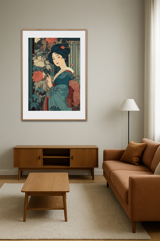 Sommerens hvisken bag skodderne - Room Environment (Tall Format)