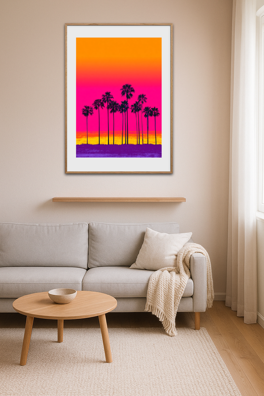 Sommerens sus i neon - Room Environment (Tall Format)