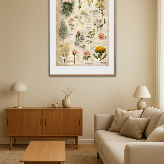 Blomsternes stille symfoni - Room Environment (Tall Format)