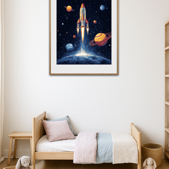 Raketens sus gennem mørket - Room Environment (Tall Format)