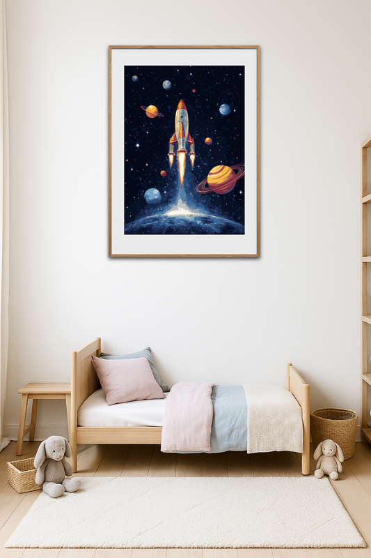 Raketens sus gennem mørket - Room Environment (Tall Format)