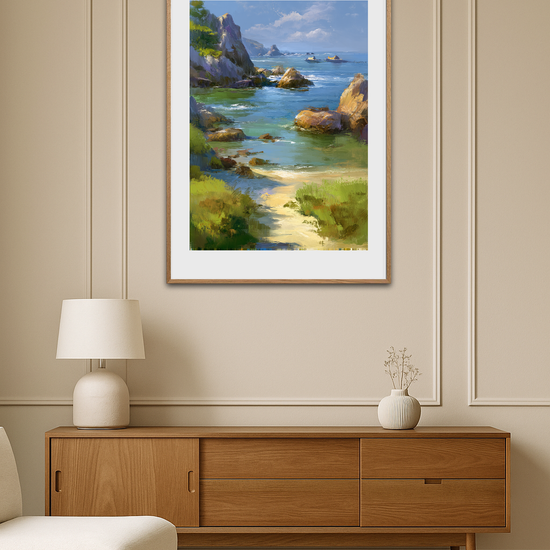 Bølgernes bløde hvisken - Room Environment (Tall Format)