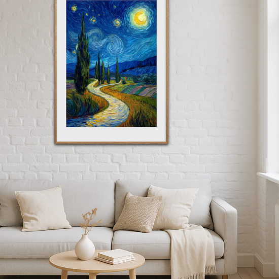 Nattens hvisken langs stien - Room Environment (Tall Format)